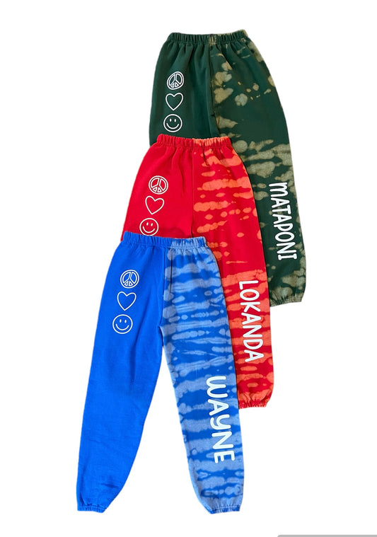 Peace Love Smile Camp Sweatpants