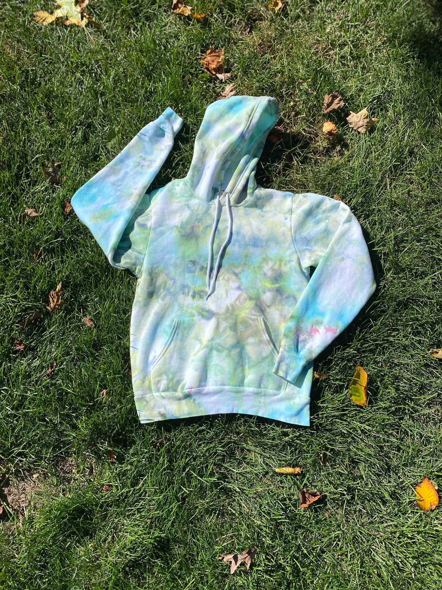 Green with Envy Ice Dye Hoodie